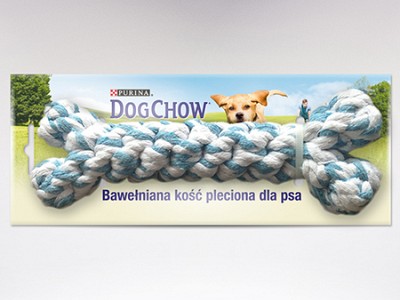 Dog Chow cotton bone packaging