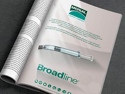 Broadline anniversary press ad